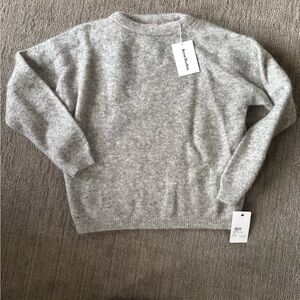 Acne Studios Gray Women's Wool and Mohair Sweater